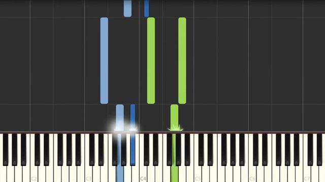 Allan Roberts The River Seine La Seine [ Easy Piano Tutorial] Synthesia смотреть онлайн