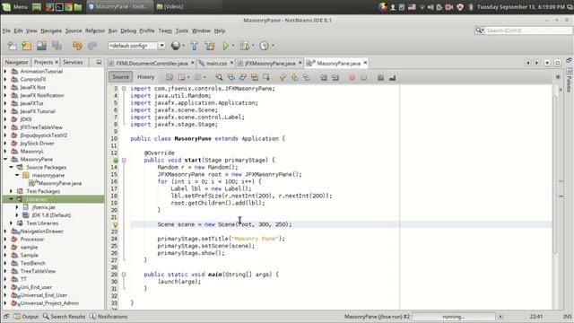 JavaFx JFoenix Tutorial #17 : JFXMasonryPane смотреть онлайн