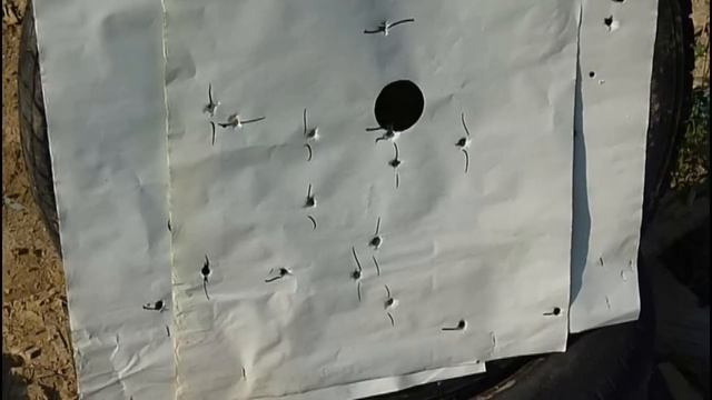 Картечь YAF 8,6 мм 9 шт - тестовый отстрел смотреть онлайн