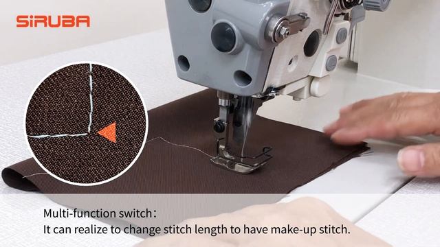 SiRUBA Direct-Drive Needle Positioning Lockstitch Machine & Edge Cutter《DL7500-RNM1》 смотреть онлайн