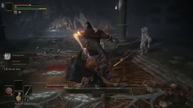 Murkwater Catacombs Dungeon Boss - Grave Warden Duelist - ELDEN RING смотреть онлайн