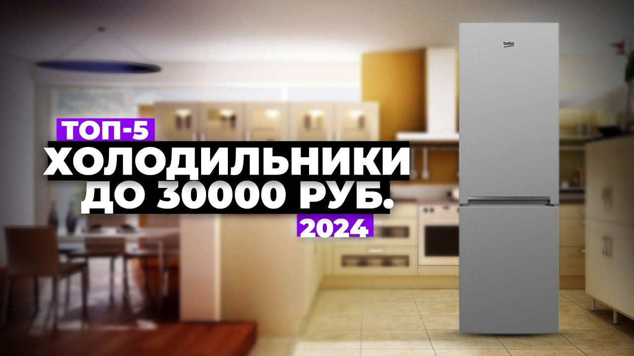 ТОП-5: Лучшие холодильники до 30000 рублей ⚡️Рейтинг недорогих холодильников 2024 года до 30 тысяч смотреть онлайн
