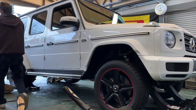 G400d | W463A | Mercedes-Benz | G-Wagon | tyre change | Gクラス смотреть онлайн