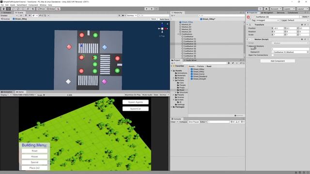 Car Nav Points 3 - P10 Simple Traffic System in Unity смотреть онлайн