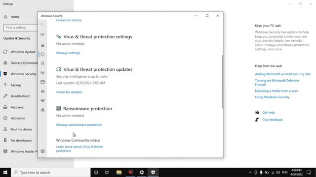 How to update Virus & Threat Protection in Windows 10 смотреть онлайн