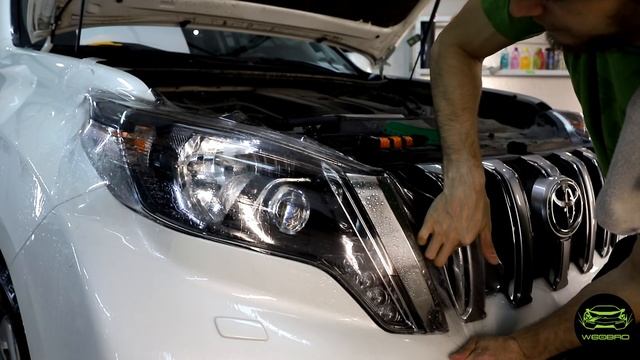 50 оттенков полиуретана.Фара Prado+LLumar PPF Gloss=Одним куском без разреза. смотреть онлайн