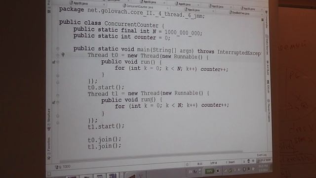 Java Core December: Multithreading. Лекция#18 (Часть 5) смотреть онлайн