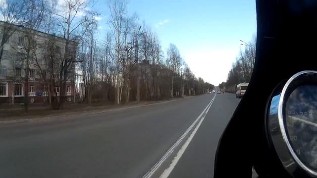 Прохваты на заднем колесе г. Мончегорск (Honda CB400) смотреть онлайн