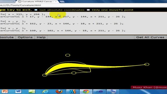 Curvature: HTML5 Canvas Curves Generator/Tool — Muaz Khan смотреть онлайн