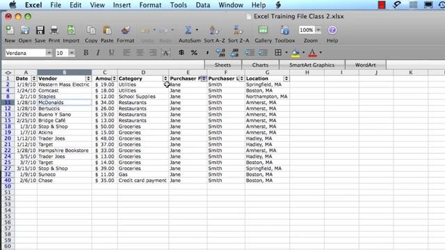 Excel 2008 for Mac: Using Filters смотреть онлайн