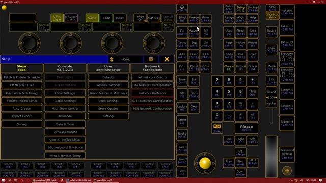 GrandMA2: Abriendo Parámetros (ArtNet) смотреть онлайн