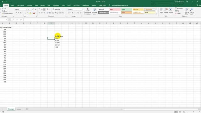 How to group data in Excel into buckets or groupings смотреть онлайн