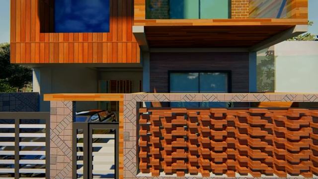 Lumion Render 4 BHK Modern House | Lumion on 940mx смотреть онлайн