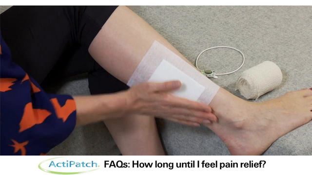 ActiPatch® FAQ: How long until you feel pain relief смотреть онлайн
