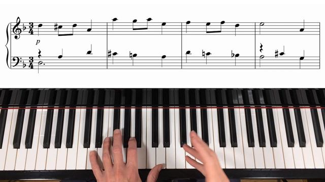 Air in D minor by H. Purcell - TUTORIAL смотреть онлайн