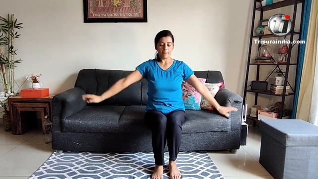 Yoga Video-3 | Jayita Kar | Stretch while sitting | Lockdown Stories | Tripura | смотреть онлайн