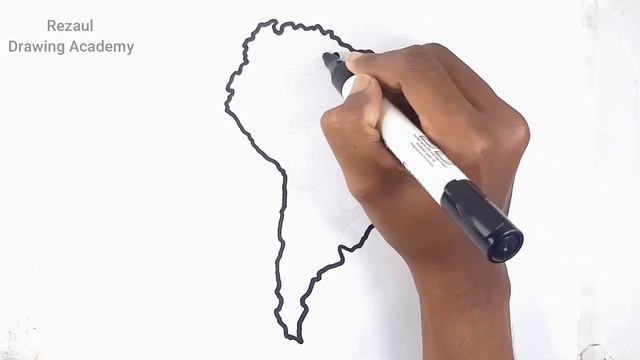 How to Draw South America Continent смотреть онлайн