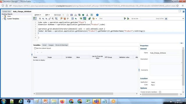 Planning Groovy Script to Change Associate Attribute with Member | Oracle Groovy Examples | Groovy смотреть онлайн