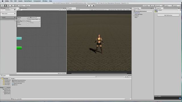 Creating Animation Layers and Masks in Unity 5 смотреть онлайн