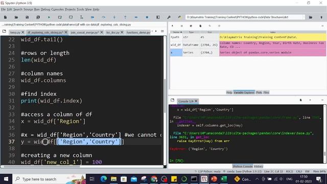 Working with Python DataFrames смотреть онлайн