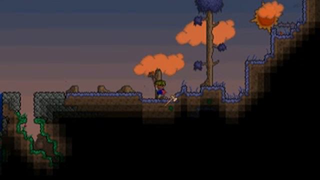 Let's Play Terraria- Episode 4 Evil Woods смотреть онлайн
