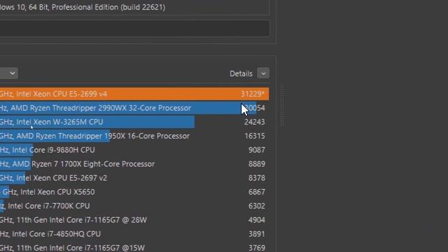 Desempenho do Dual Xeon E5 2699 v4 смотреть онлайн