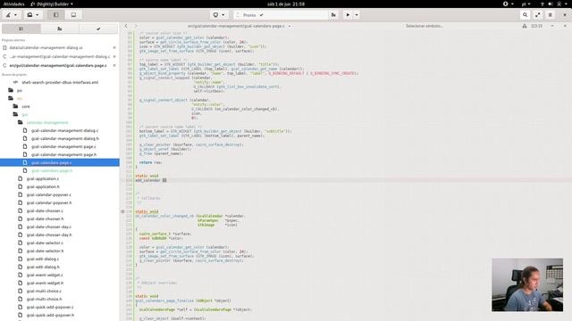 GNOME Live Coding | Calendar Management dialog смотреть онлайн