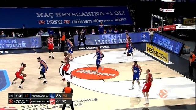 Anadolu Efes Istanbul - Crvena Zvezda mts Belgrade Highlights | EuroLeague, RS Round 22 смотреть онлайн