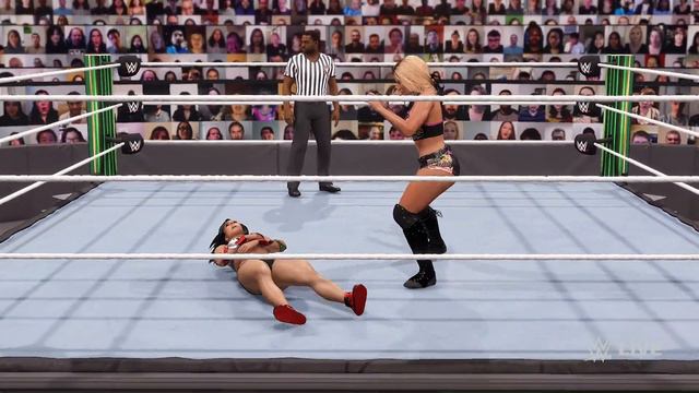 ANJELINA vs TONI STORM-Raw Women's Title Match смотреть онлайн