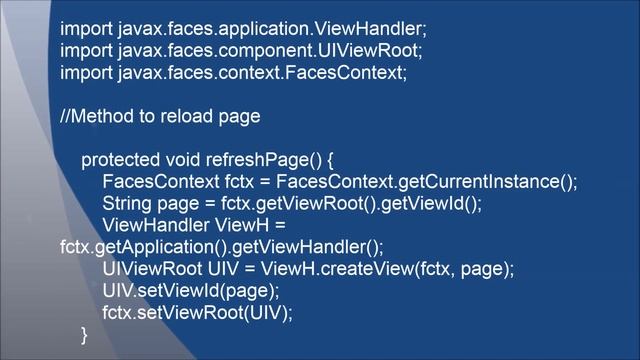 Refresh Page and UI Component in Oracle ADF смотреть онлайн