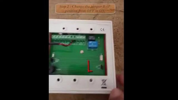 Reset Default Programming Code for Standalone RFID Access Control Keypad