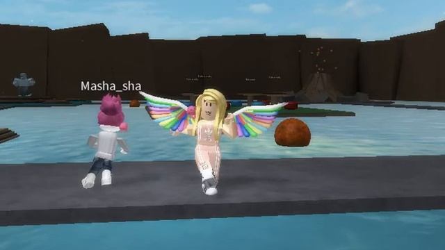 Роблокс клип танцы под фонарём! С моей подругой Машей! смотреть онлайн