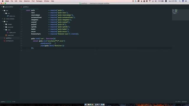Gulp workflow 2017 - TUTORIAL #1 смотреть онлайн