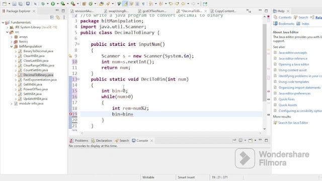 convert decimal to binary using JAVA смотреть онлайн