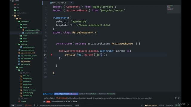 57 Recibiendo parámetros por URL ActivatedRoute Angular смотреть онлайн