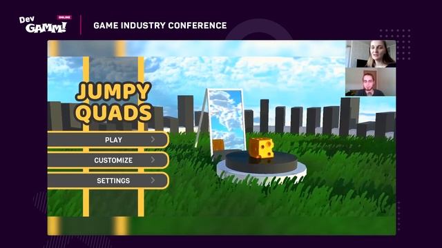 #GameDesignReview. JUMPY QUADS vs. Анна Керсар (AppQuantum) смотреть онлайн