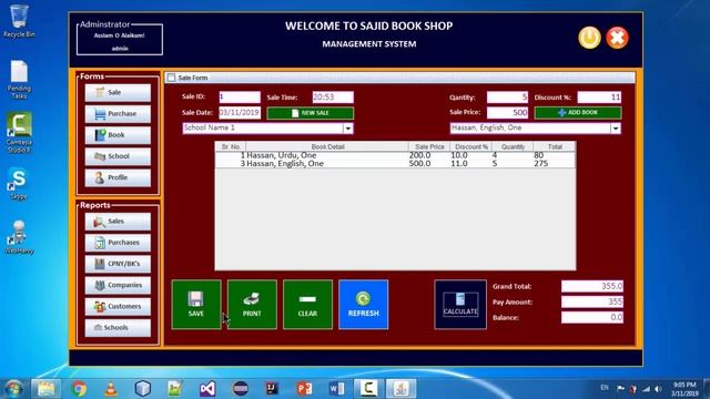 Java Netbeans | Metro UI Design | Bookshop Management System | SQLite Database смотреть онлайн