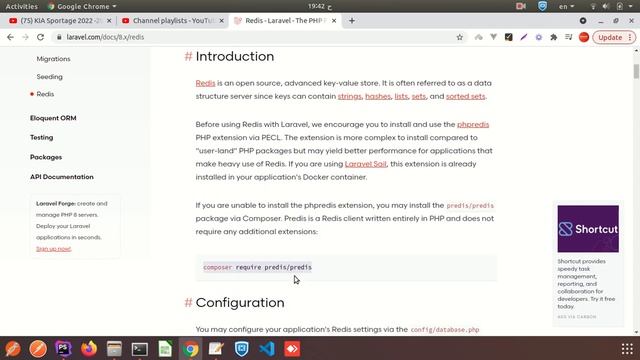 Redis + Laravel 8 Tutorial #04 finish installing and configuring redis with laravel 8. смотреть онлайн