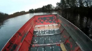 Ремонт алюминиевой лодки плоскодонки