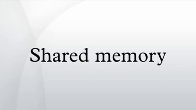 Shared memory смотреть онлайн
