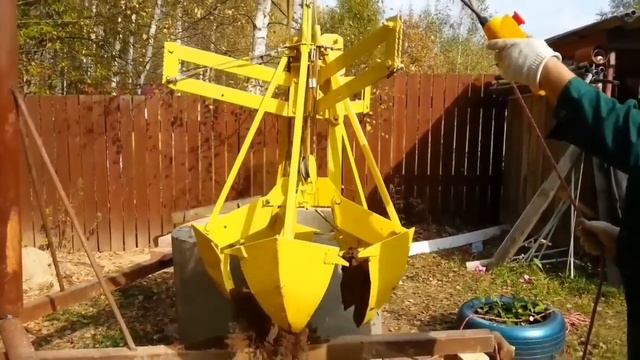 Грейфер для чистки и углубления колодцев. смотреть онлайн