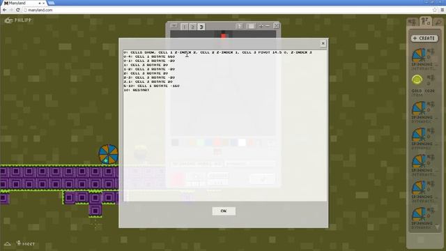 Creating a Spinning Wheel in Manyland смотреть онлайн