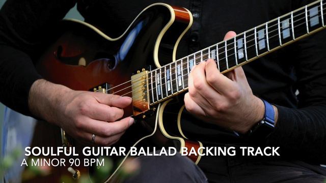 Soulful Guitar Ballad Backing Track In A Minor 90 BPM