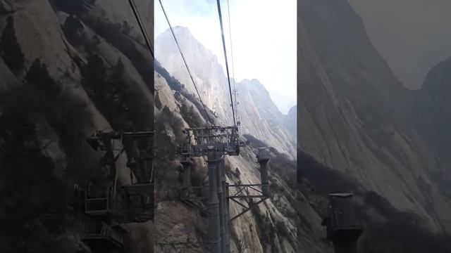 Shaanxi Mount Huashan Famous for Its Steep and Dangerous Features and High Altitude смотреть онлайн