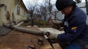 Замена крестовины Hyundai Tucson на коленке.