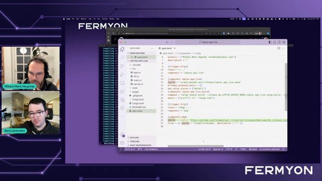 Leptos x Fermyon Livestream feat. Ben Wishovich смотреть онлайн