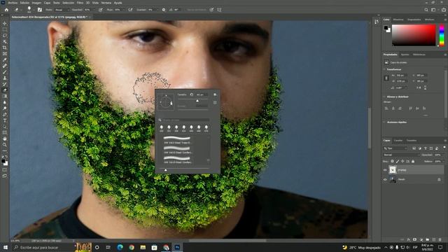 FOTO MONTAJE BARBA DE ARBOL EN PHOTOSHOP CC 2022 смотреть онлайн
