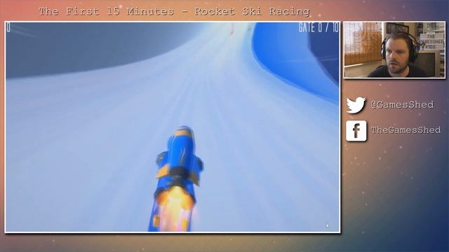 Rocket Ski Racing - 1st 15 Minutes IT'S AWESOME!!! смотреть онлайн