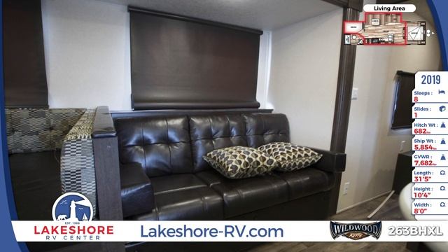 2019 Forest River Wildwood X-Lite 263BHXL Travel Trailer RV For Sale Lakeshore RV Center смотреть онлайн